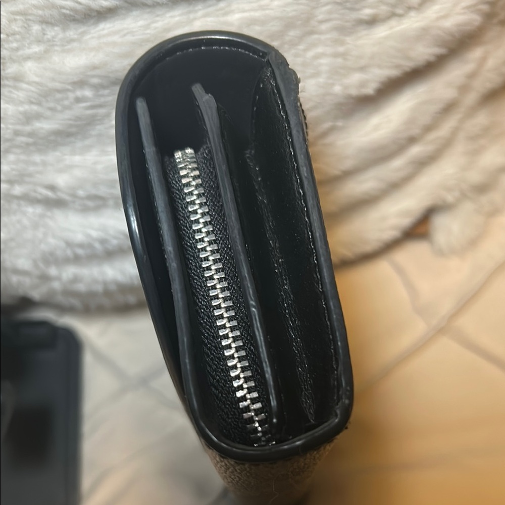 Coach Black Long Wallet with Signature Monogram - Picture 4 of 14